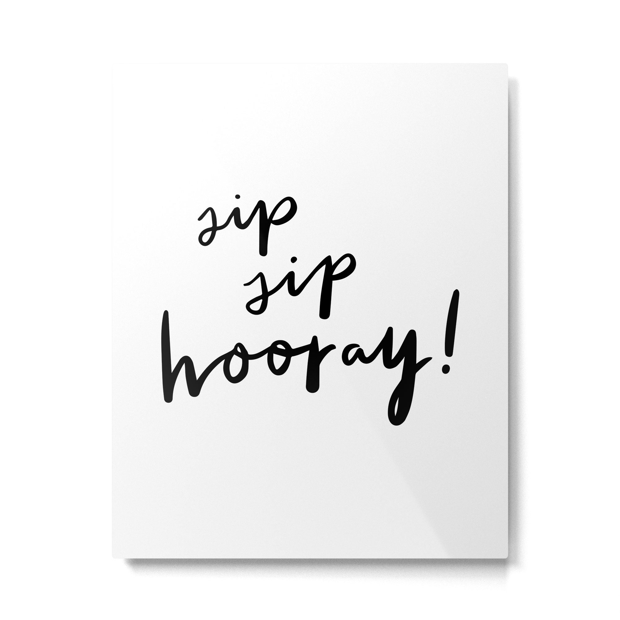 Sip Sip Hooray! Metal Print Gallery Image 6