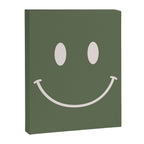 Smile Muted Green Canvas Print Gallery Image 1