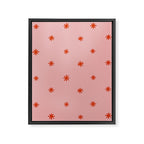 Sparkles Pink & Red Framed Canvas Print Gallery Image 8