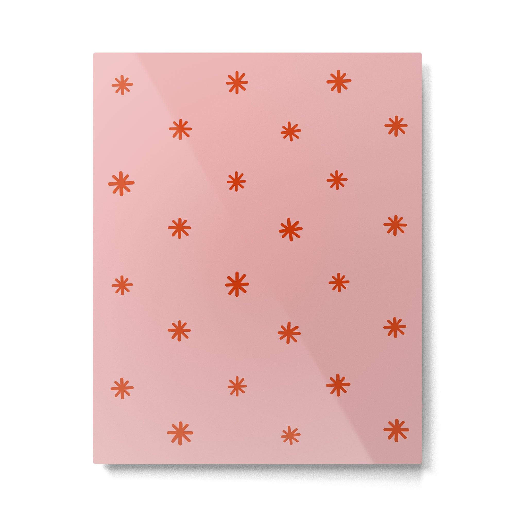 Sparkles Pink & Red Metal Print Gallery Image 6