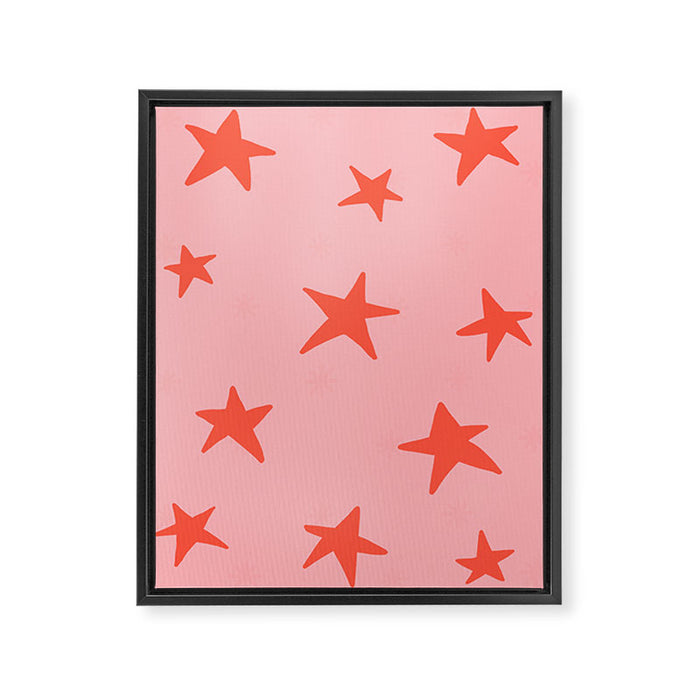 Stars Framed Canvas Print Gallery Image 1