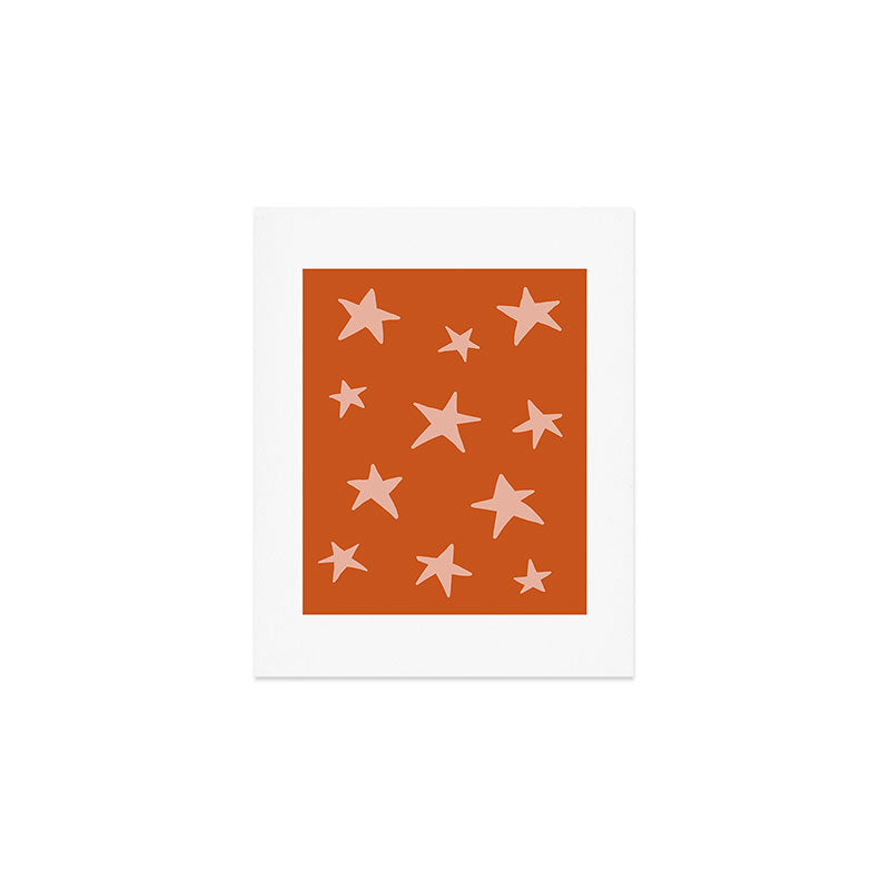 Stars Pumpkin Spice Art Print Gallery Image 1
