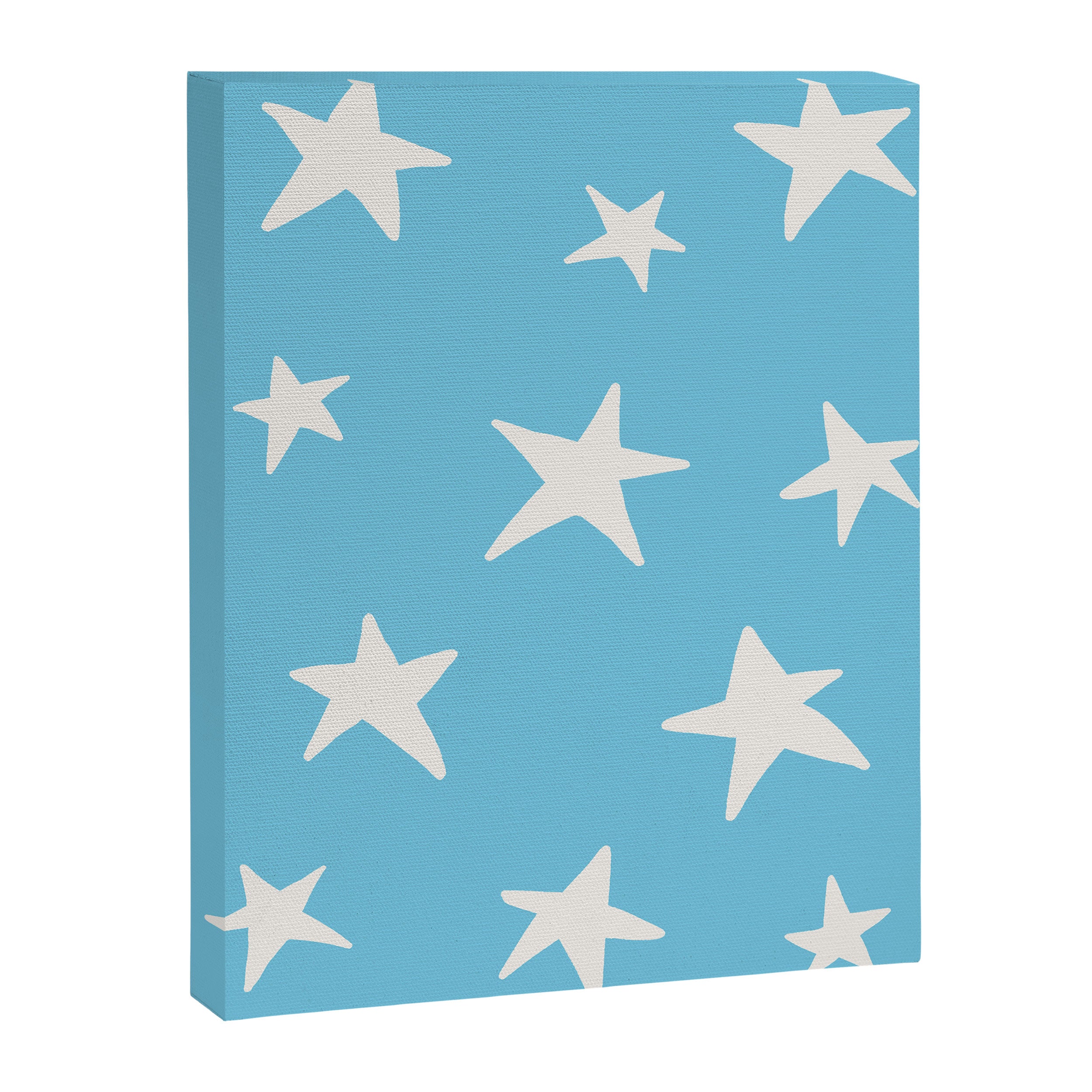 Stars Sky Blue Canvas Print Gallery Image 8