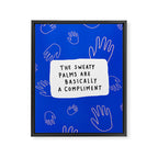 Sweaty Palms Framed Canvas Print Gallery Image 6