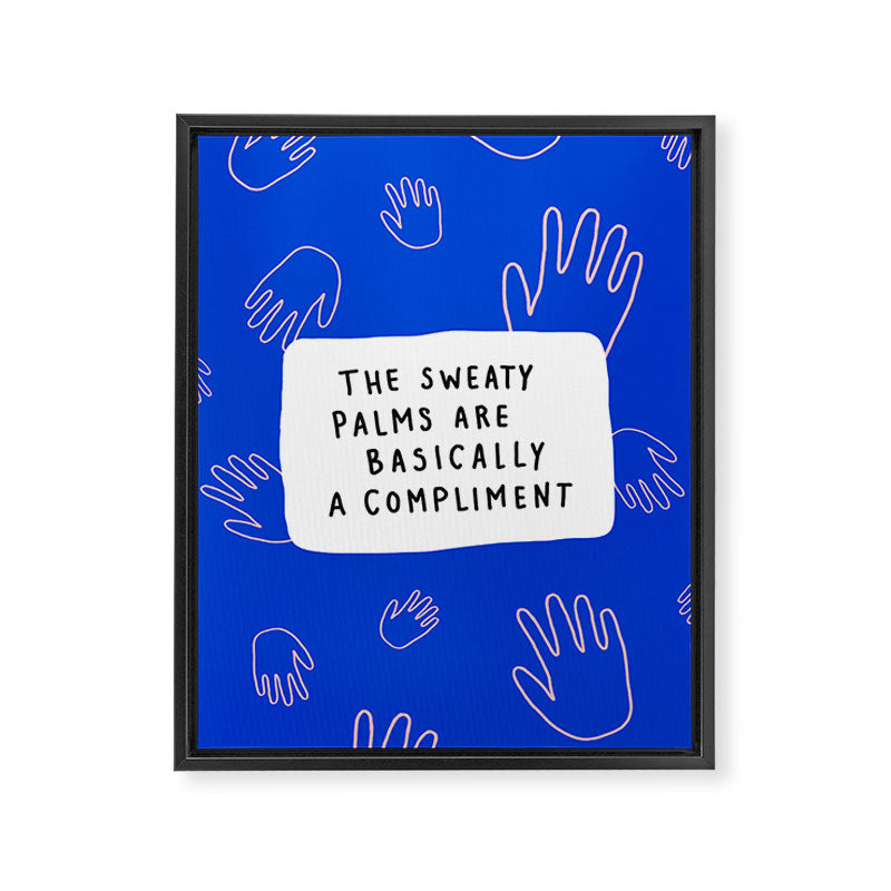 Sweaty Palms Framed Canvas Print Gallery Image 6