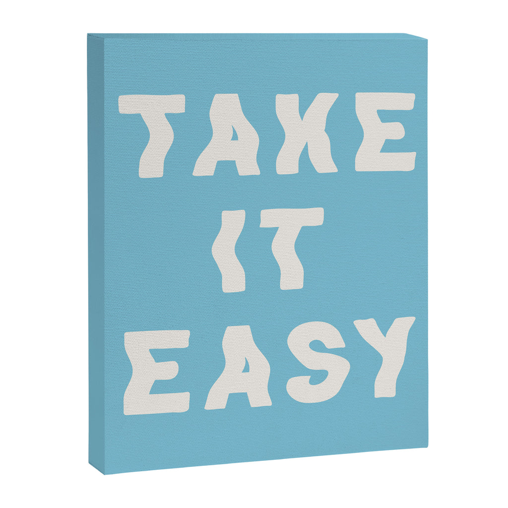 Take It Easy Sky Blue Canvas Print Gallery Image 8