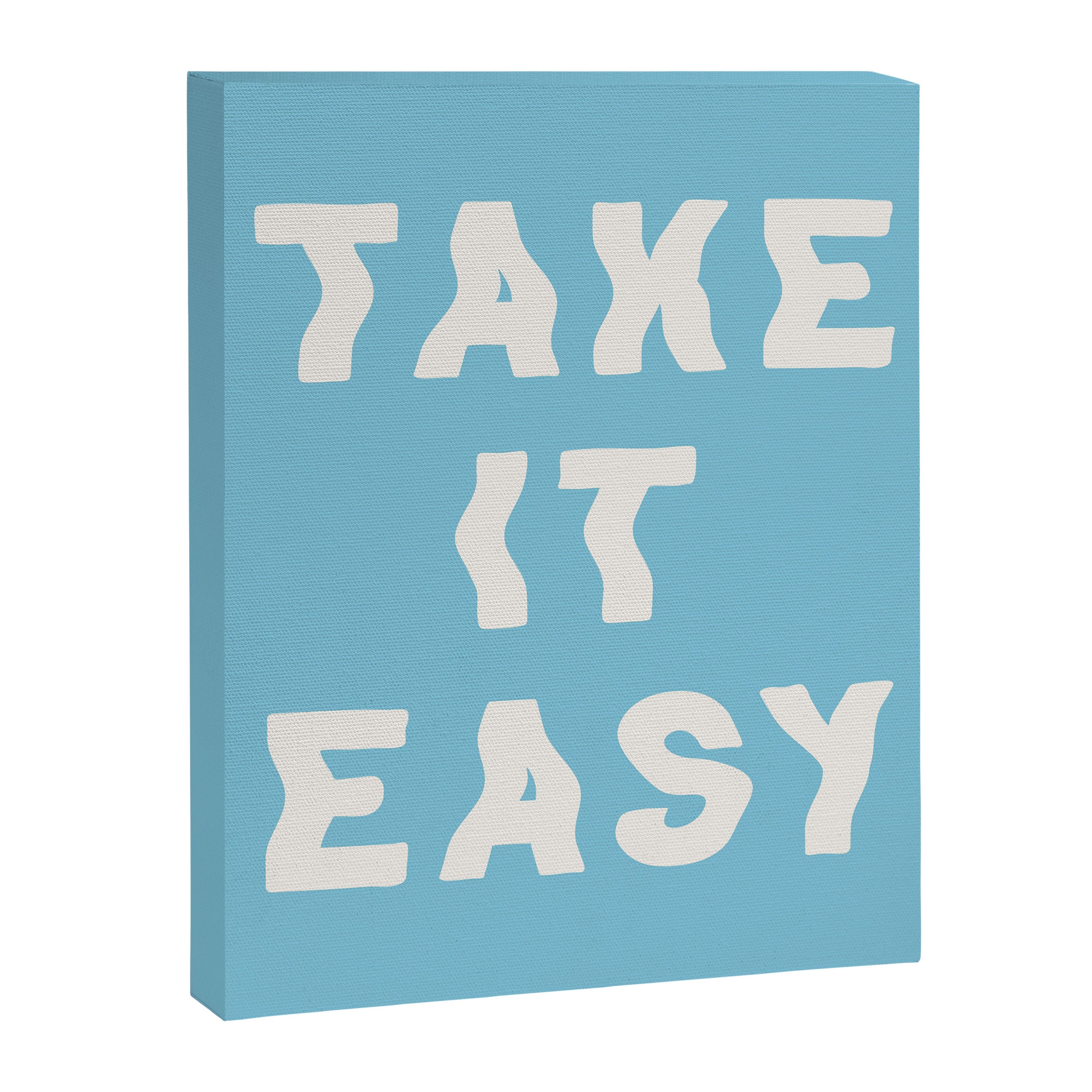 Take It Easy Sky Blue Canvas Print Gallery Image 8