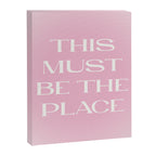 This Must Be The Place Pink Gradient Canvas Print Gallery Image 8