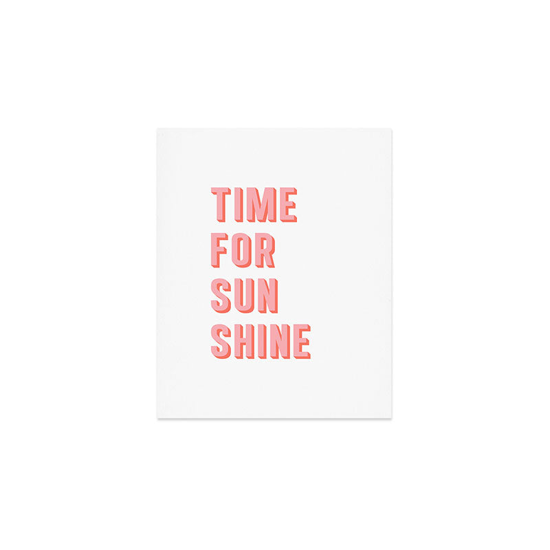 Time For Sunshine Art Print Gallery Image 1