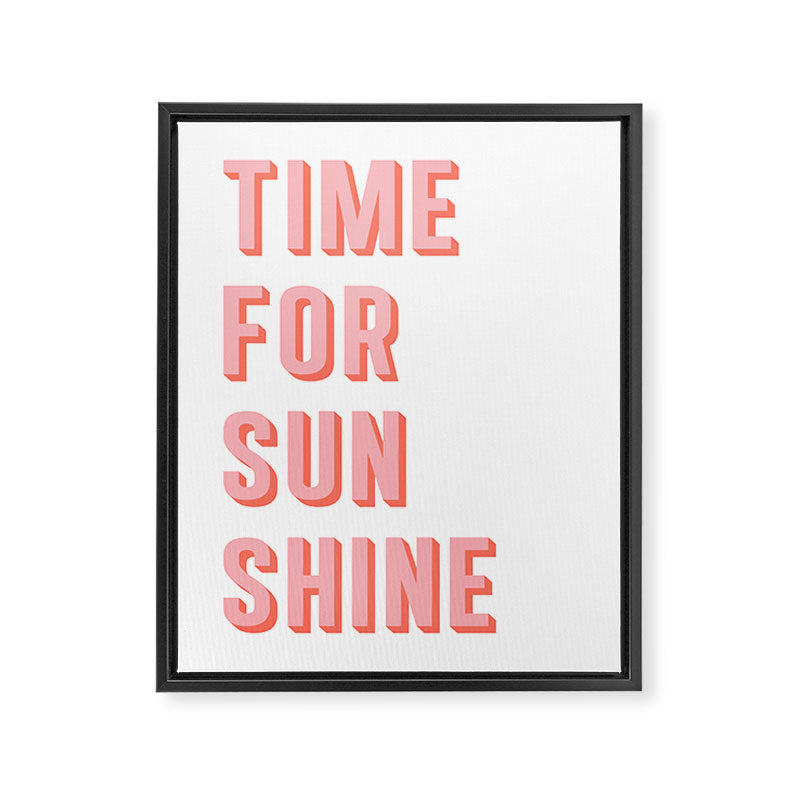Time For Sunshine Framed Canvas Print Gallery Image 8