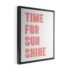 Time For Sunshine Framed Canvas Print Gallery Image 2