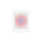 Trust The Process Gradient Lavender & Pink Art Print Gallery Image 1