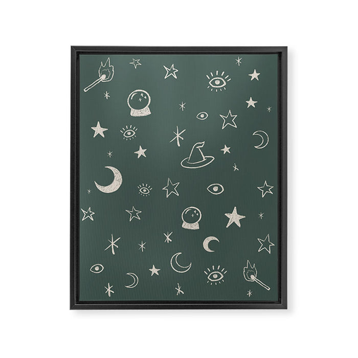 Witchy Season Framed Canvas Print Gallery Image 1