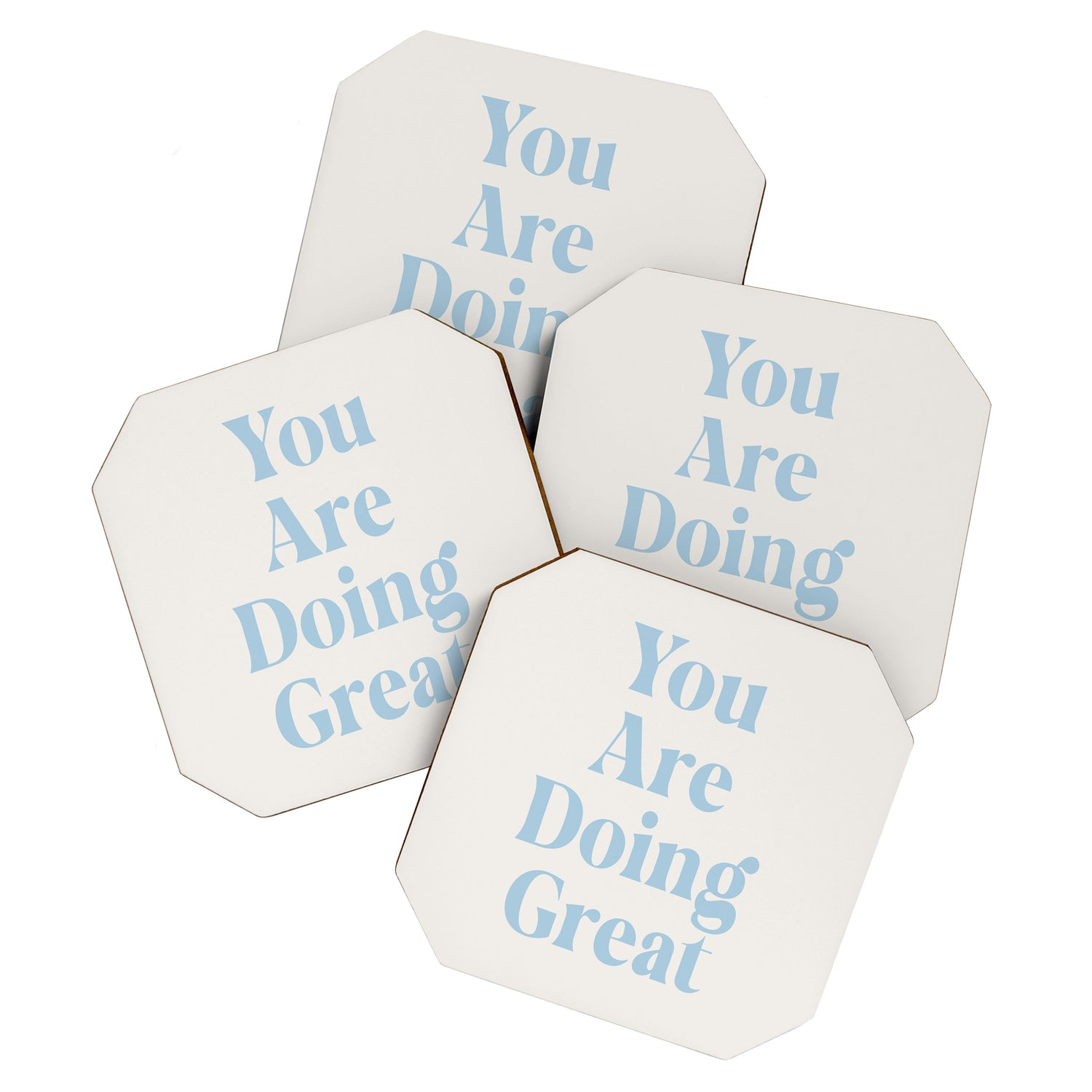 You Are Doing Great Baby Blue Coaster Gallery Image 1