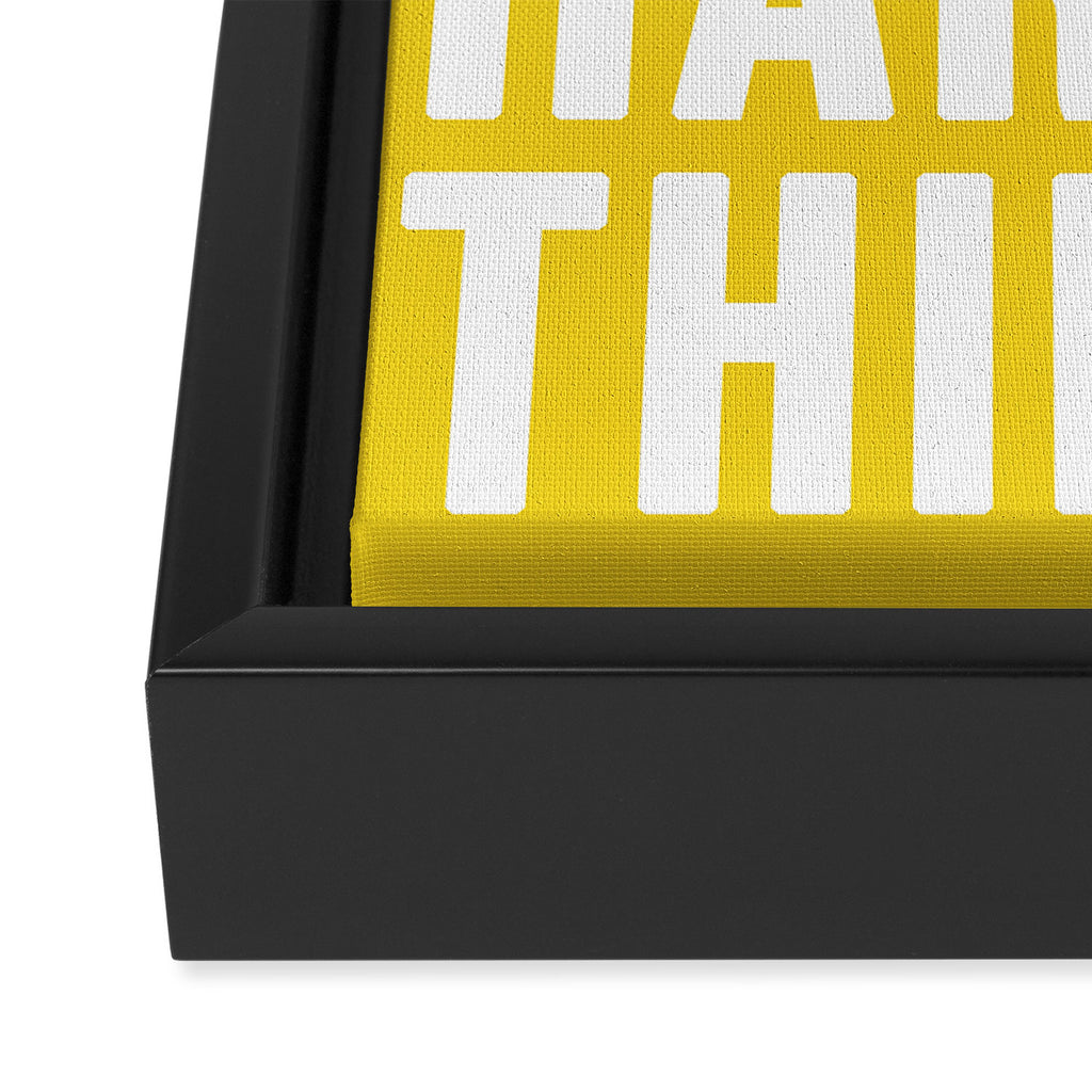 You Can Do Hard Things Framed Canvas Print Gallery Image 3