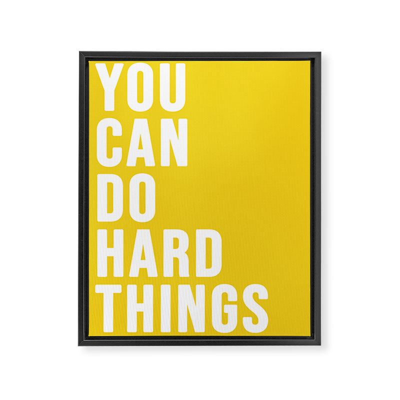 You Can Do Hard Things Framed Canvas Print Gallery Image 8