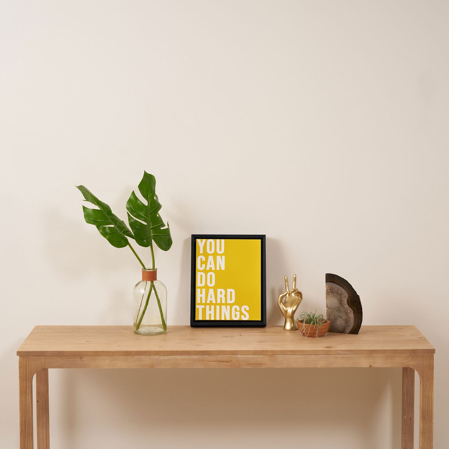You Can Do Hard Things Framed Canvas Print Gallery Image 4