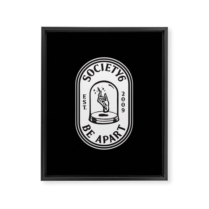 Be Apart Framed Canvas Print Gallery Image 1