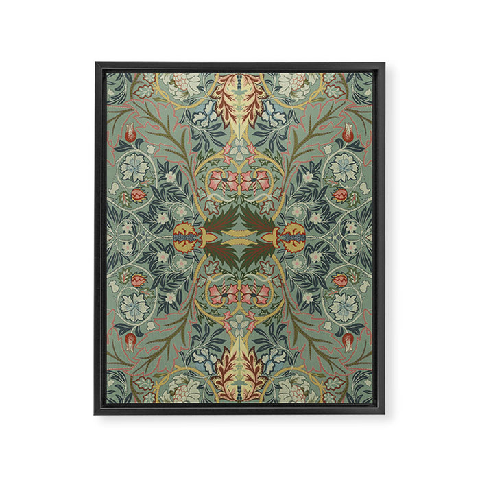 Acanthus Leaves by William Morris Framed Canvas Print Gallery Image 1