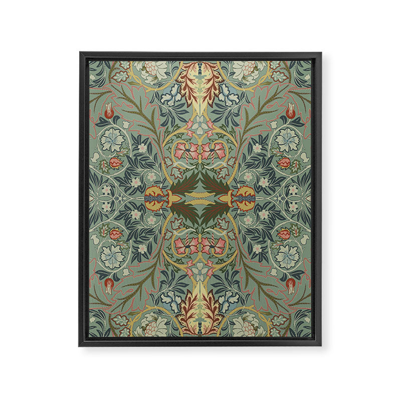 Acanthus Leaves by William Morris Framed Canvas Print Gallery Image 8