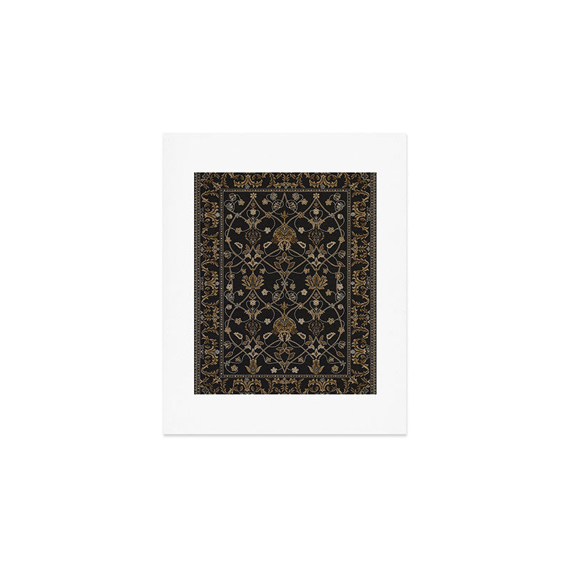 Antique Oriental Persian Floral by William Morris Art Print Gallery Image 1