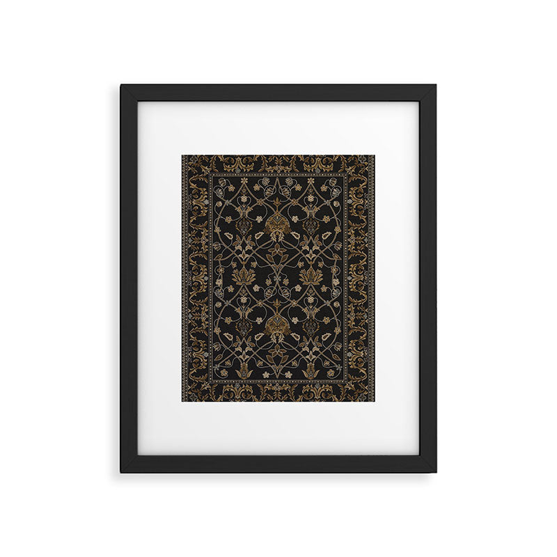 Antique Oriental Persian Floral by William Morris Framed Art Print Gallery Image 5
