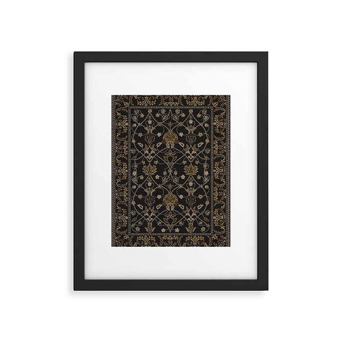Antique Oriental Persian Floral by William Morris Framed Art Print Gallery Image 1