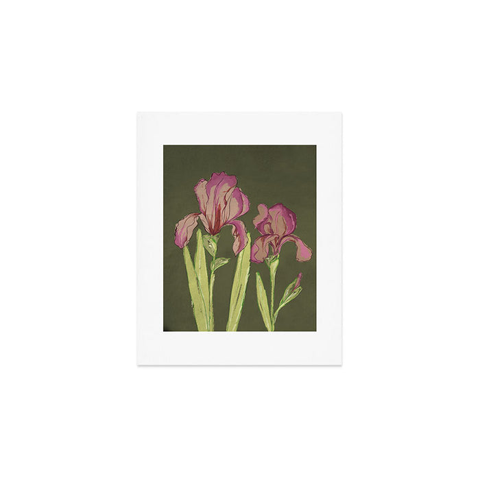 Berry Iris Art Print Gallery Image 1