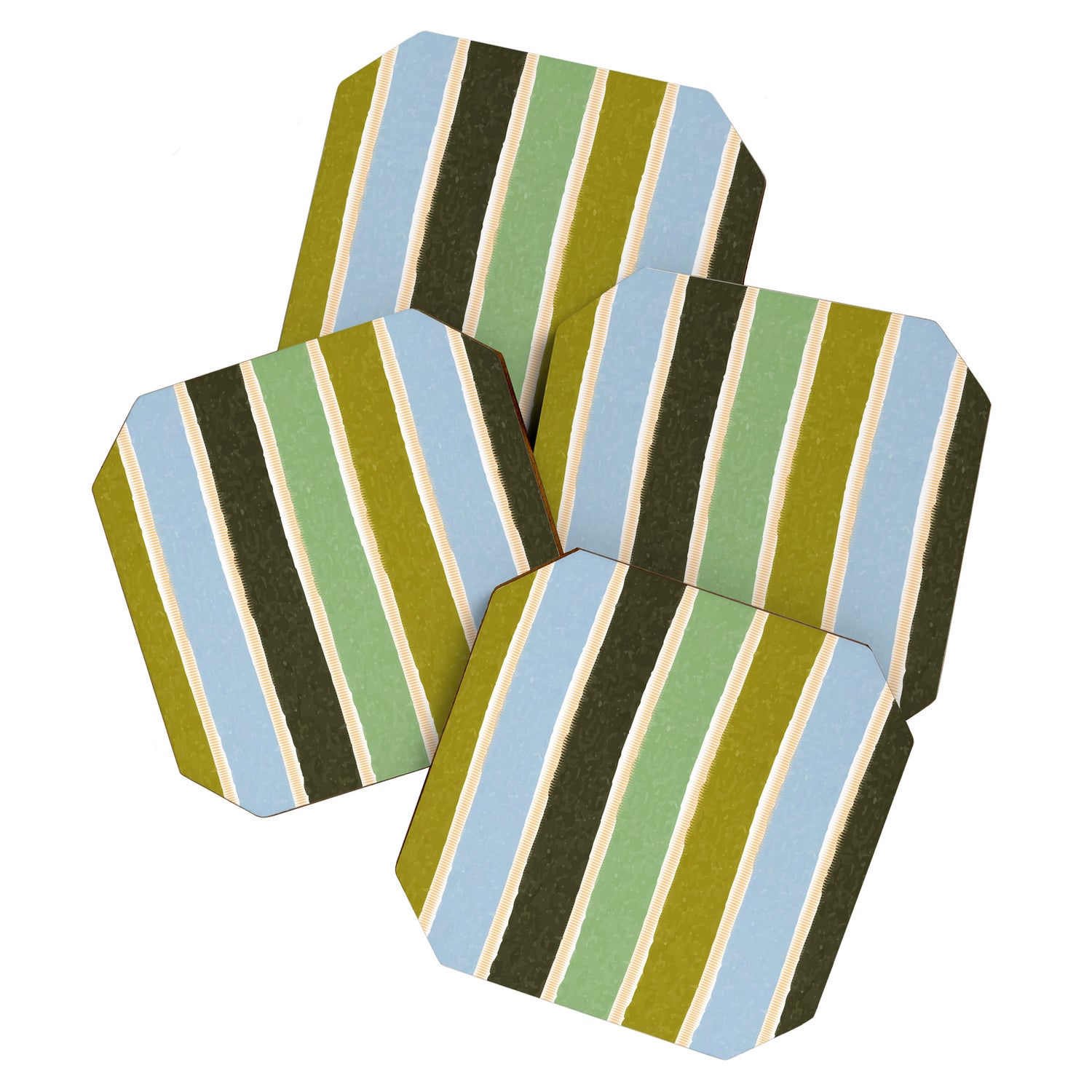 Bright Blue Towel Coaster Gallery Image 1