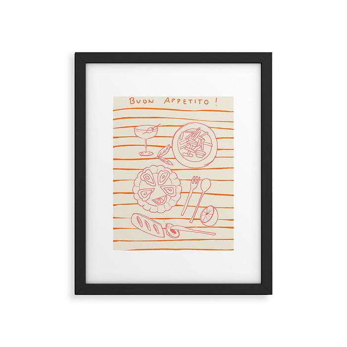 Buon Appetito Framed Art Print Gallery Image 1