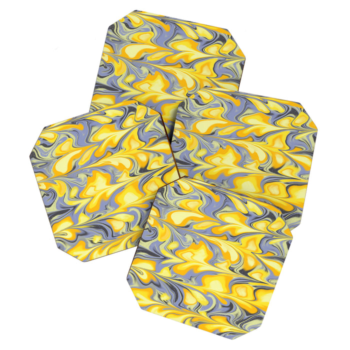 Citrus Lavender Getgel Marble Coaster Gallery Image 1