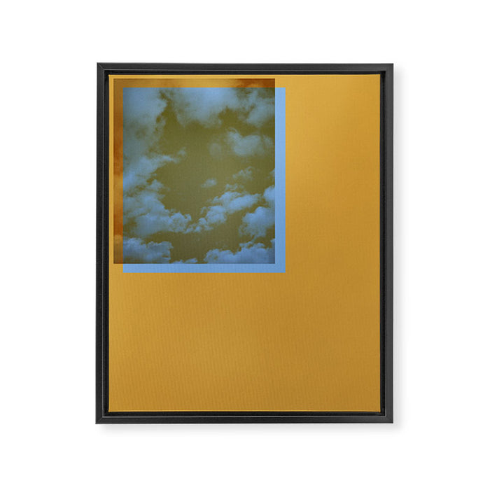 Cloud Series - Amber Framed Canvas Print Gallery Image 1
