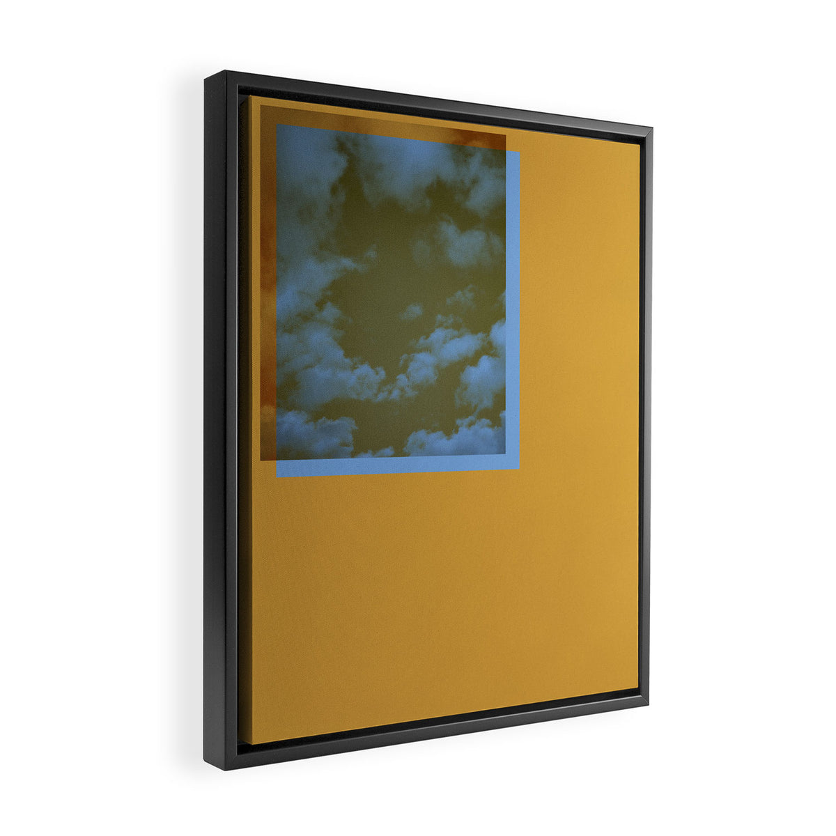 Cloud Series - Amber Framed Canvas Print Gallery Image 2