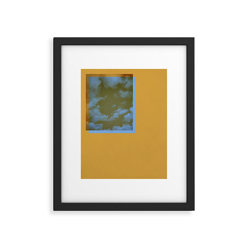 Cloud Series - Amber Framed Art Print Gallery Image 5