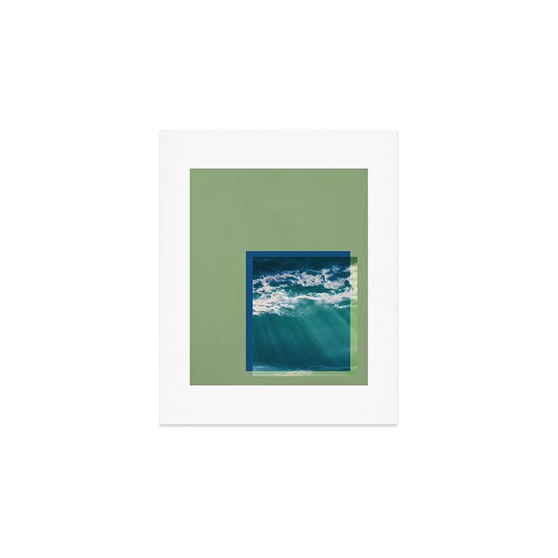 Cloud Series - Sage Art Print Gallery Image 1