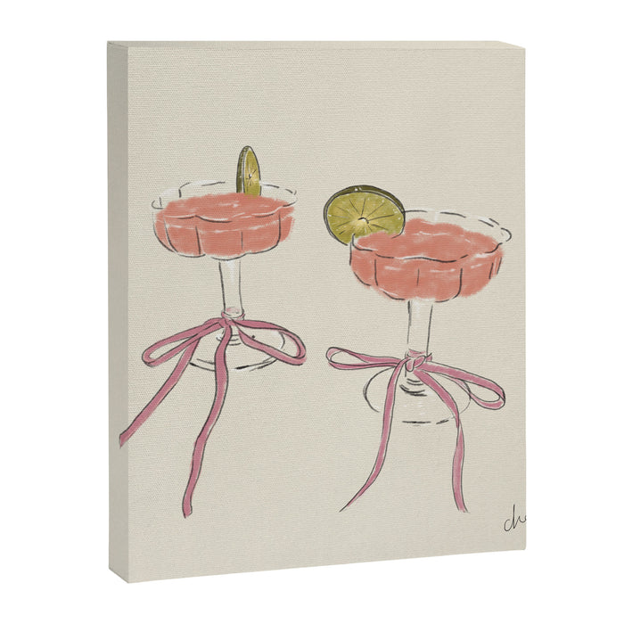 Coquette Cocktails Canvas Print Gallery Image 1
