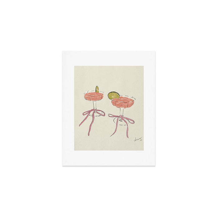 Coquette Cocktails Art Print Gallery Image 1