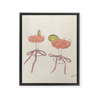 Coquette Cocktails Framed Canvas Print Gallery Image 8
