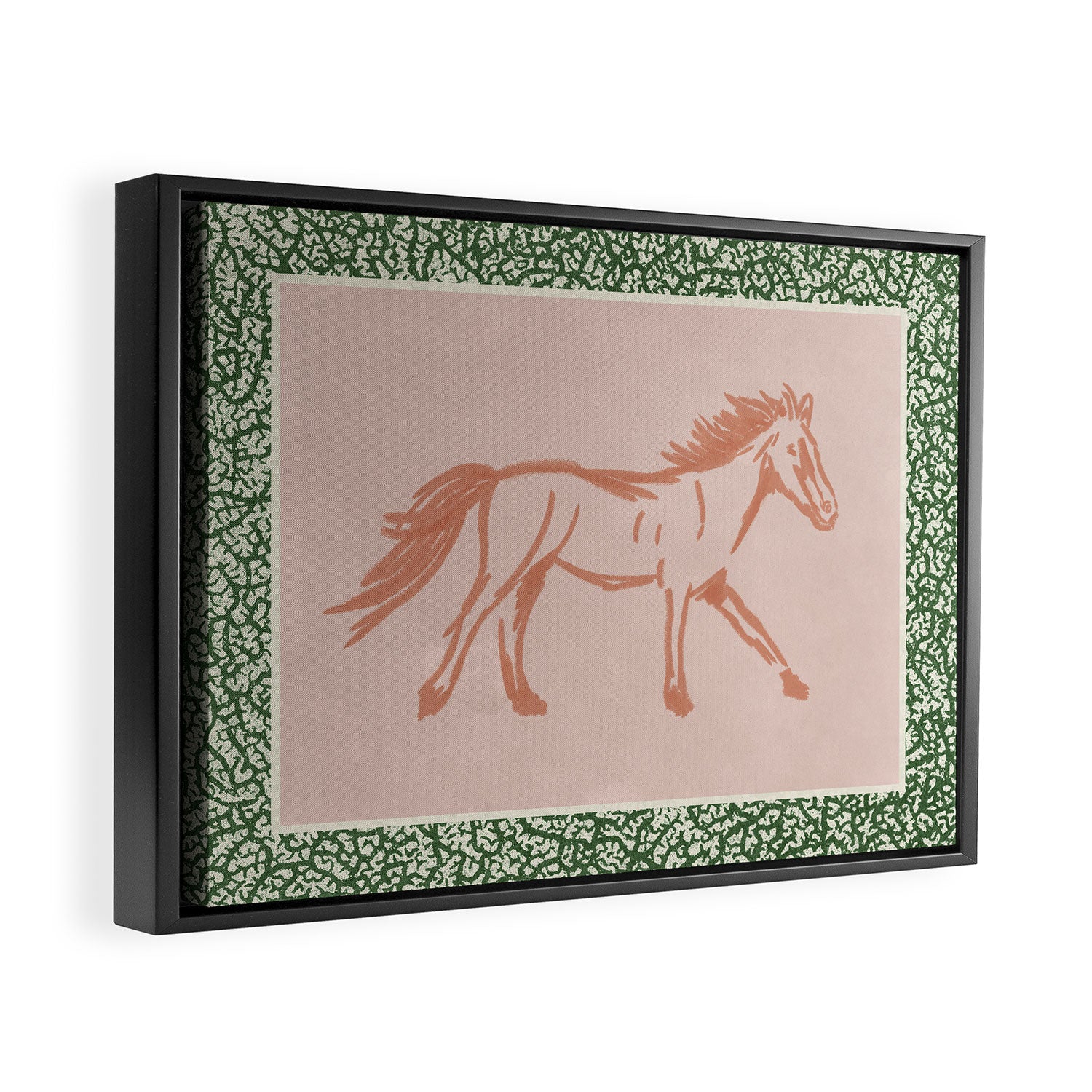 Country Horse Framed Canvas Print Gallery Image 2
