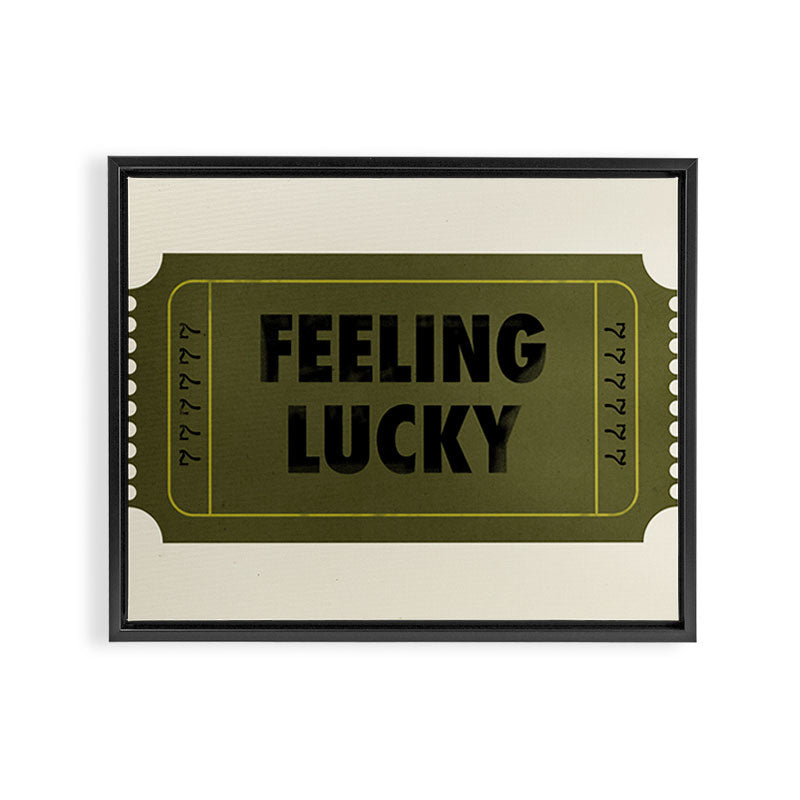 Feeling Lucky Framed Canvas Print Gallery Image 12