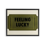 Feeling Lucky Framed Canvas Print Gallery Image 12