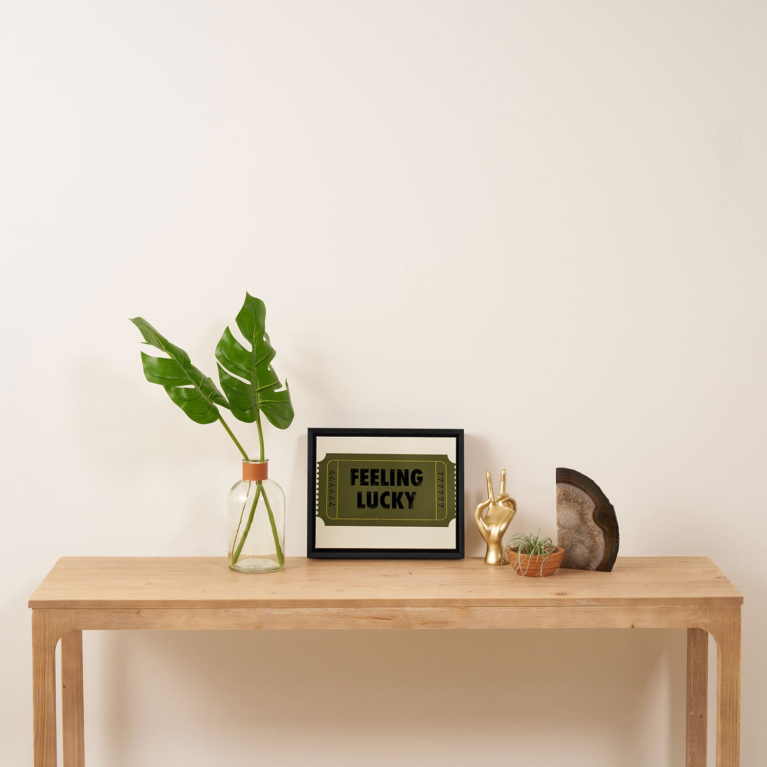 Feeling Lucky Framed Canvas Print Gallery Image 4
