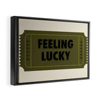 Feeling Lucky Framed Canvas Print Gallery Image 2