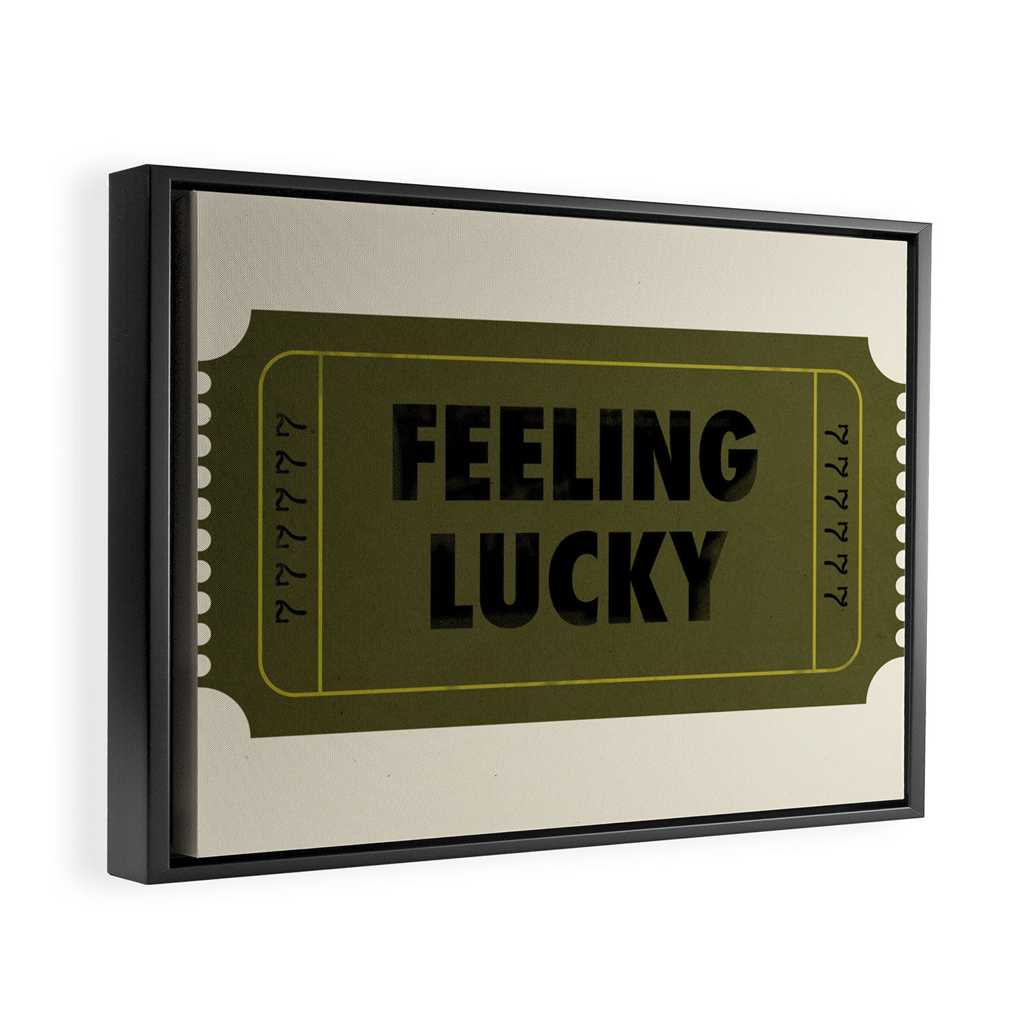 Feeling Lucky Framed Canvas Print Gallery Image 2