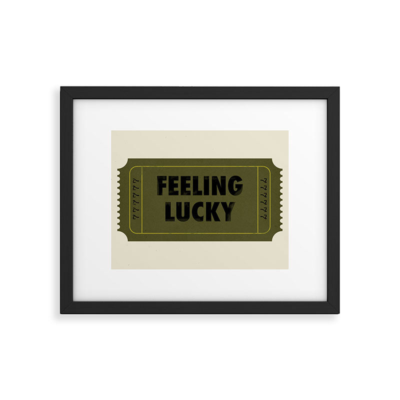 Feeling Lucky Framed Art Print Gallery Image 5