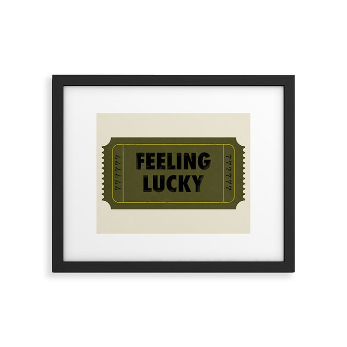 Feeling Lucky Framed Art Print Gallery Image 1