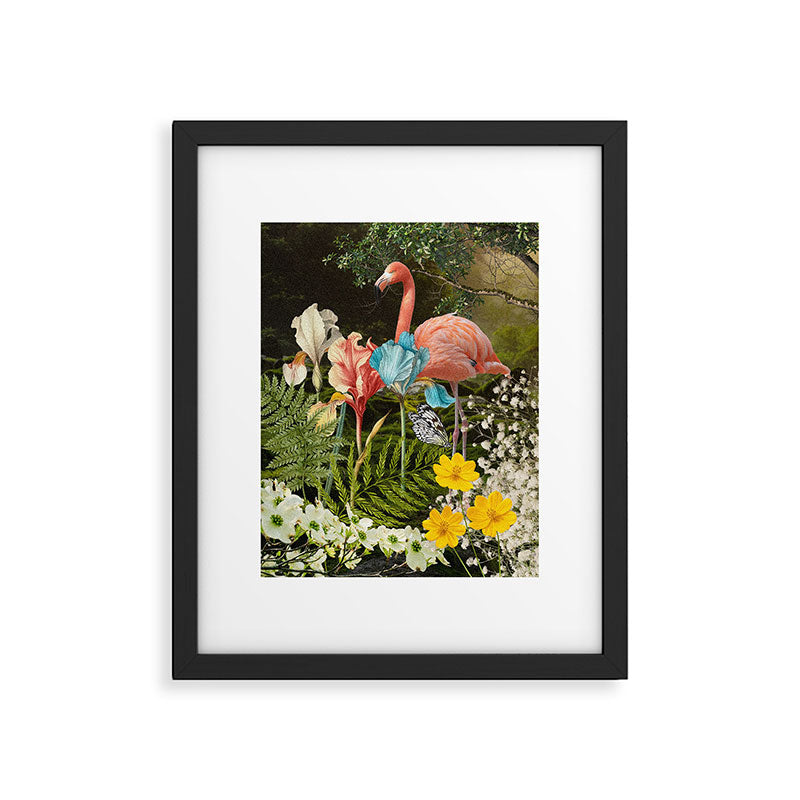 Flamingo Forest Framed Art Print Gallery Image 5