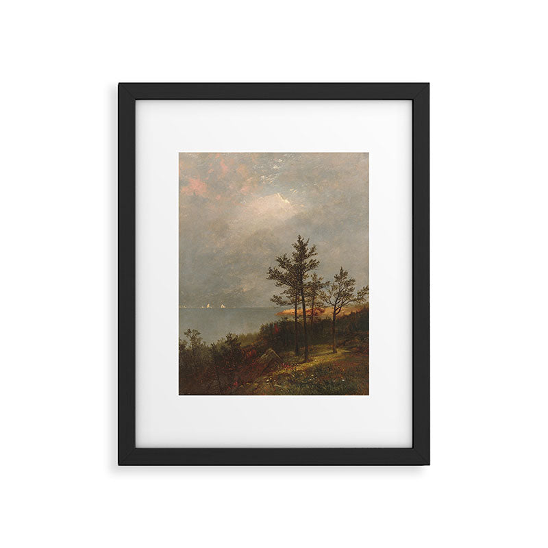 Gathering Storm on Long Island Sound by John Frederick Kensett Framed Art Print Gallery Image 5