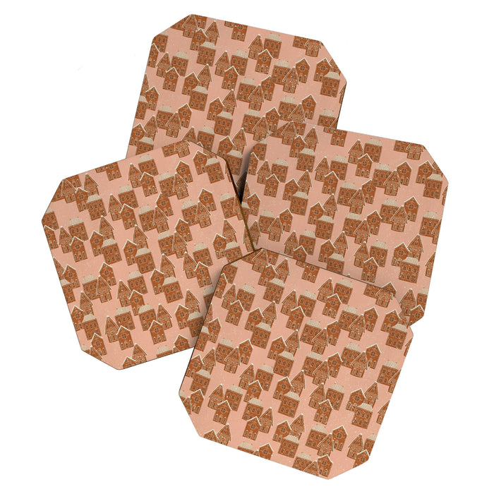Gingerbread Pink Coaster Gallery Image 1