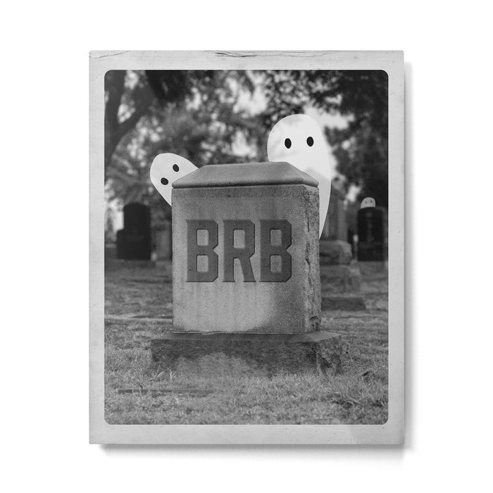 Halloween BRB Ghosts Metal Print Gallery Image 1